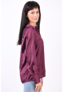 Women Shirt Vero Moda Vmfolly Crinkle Grape Wine